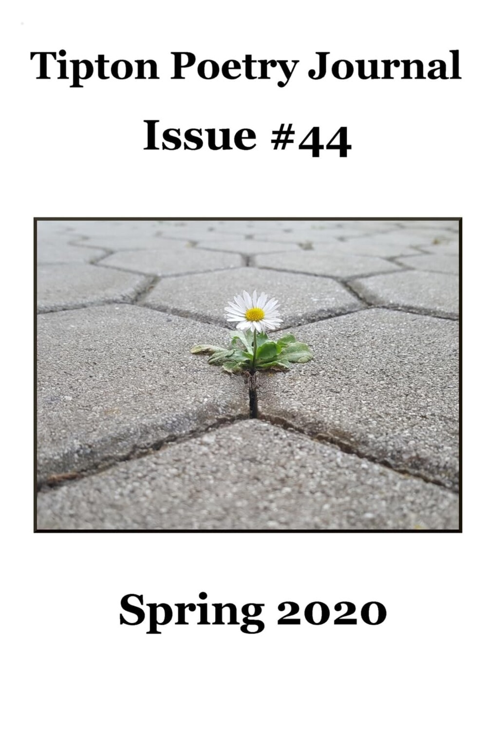 Cover of Tipton Poetry Journal Issue #44, Spring 2020